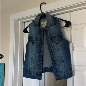 Denim Vest Jacket